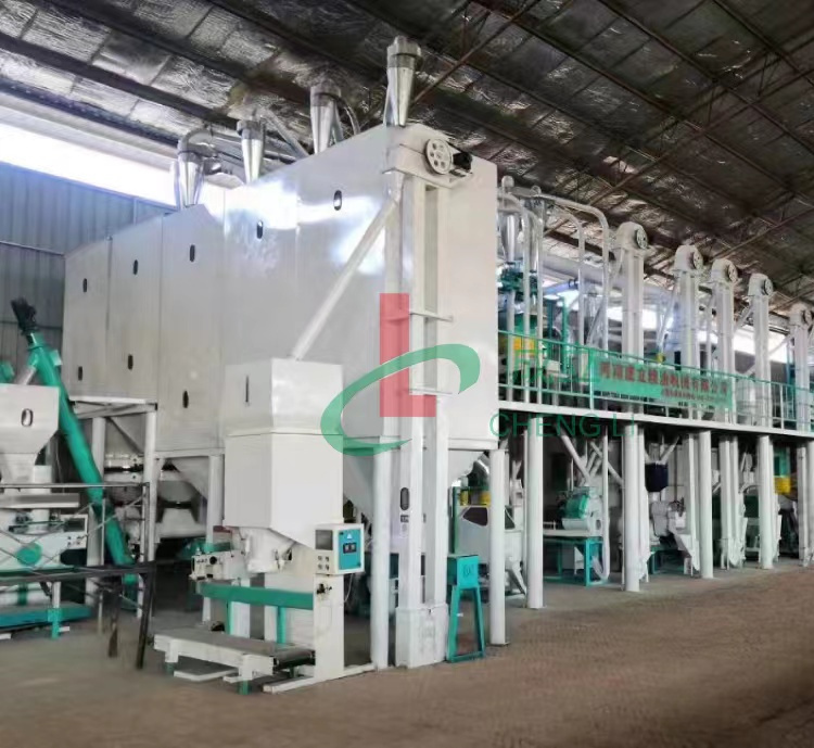 100吨玉米粉加工设备在安哥拉正常运行